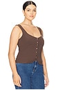 view 4 of 8 by Marianna Evonne Top in Chocolate Brown