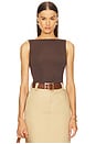 view 1 of 8 by Marianna Cyra Top in Chocolate Brown