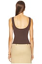 view 5 of 8 by Marianna Cyra Top in Chocolate Brown