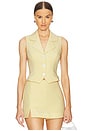 view 1 of 8 by Marianna Carinne Vest Top in Lemon