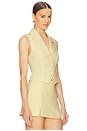 view 3 of 8 by Marianna Carinne Vest Top in Lemon