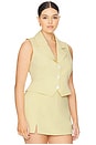 view 4 of 8 by Marianna Carinne Vest Top in Lemon