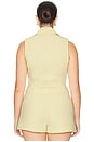 view 6 of 8 by Marianna Carinne Vest Top in Lemon