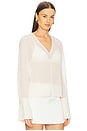 view 3 of 4 by Marianna Alina Blouse in Beige