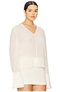 view 4 of 4 by Marianna Alina Blouse in Beige