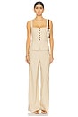 view 7 of 8 by Marianna Leala Top in Tan Beige