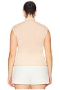 view 6 of 8 by Marianna Camryn Sheer Knit Top in Peachy Pink