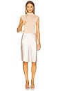 view 7 of 8 by Marianna Camryn Sheer Knit Top in Peachy Pink