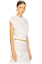 view 3 of 8 by Marianna Cheryl Breezy Top in Ivory