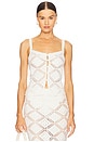 view 1 of 8 by Marianna Baileigh Knit Top in White