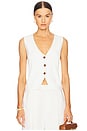 view 1 of 8 by Marianna Donellen Knit Vest in Ivory