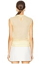 view 5 of 8 Tine Top in Butter Yellow