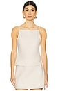 view 1 of 4 by Marianna Eula Linen Top in Natural Beige