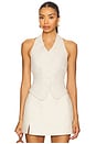 view 1 of 8 by Marianna Uma Linen Top in Natural Beige