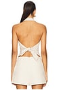 view 5 of 8 by Marianna Uma Linen Top in Natural Beige