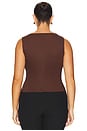 view 6 of 8 by Marianna Elsie Top in Chocolate Brown