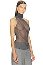 view 2 of 5 by Marianna Mei Top in Gray