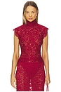 view 1 of 8 by Marianna Zelie Top in Burgundy