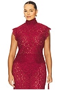 view 2 of 8 by Marianna Zelie Top in Burgundy