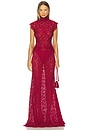 view 7 of 8 by Marianna Zelie Top in Burgundy