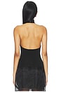 view 5 of 10 Claudette Halter Knit Top in Black