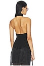 view 7 of 10 Claudette Halter Knit Top in Black