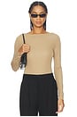 view 3 of 10 by Marianna Dinara Top in Taupe