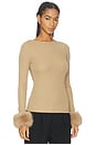 view 5 of 10 by Marianna Dinara Top in Taupe