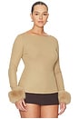 view 6 of 10 by Marianna Dinara Top in Taupe