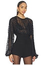 view 3 of 8 by Marianna Abri Top in Black