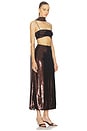view 3 of 5 By Marianna Veleda Sequin Top in Dark Brown