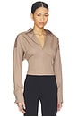view 3 of 8 By Marianna Sabina Top in Taupe