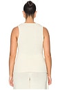view 6 of 8 Lilyann Drape Tank in Cream