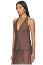view 1 of 5 Cecille Top in Mocha