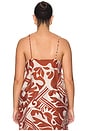 view 6 of 8 Caila Top in Brown Riviera Abstract