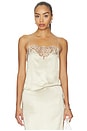 view 1 of 4 Geneia Cami Top in Pale Yellow
