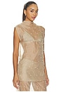 view 2 of 5 Vivienne Top in Beige