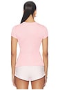view 3 of 4 Kiersey Knit T-shirt in Light Pink