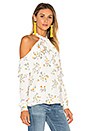view 2 of 5 x REVOLVE The Tie Neck Off Shoulder Blouse in Bouquet