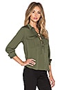view 2 of 5 The Safari Blouse in Army