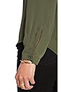 view 5 of 5 The Safari Blouse in Army