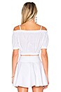 view 4 of 5 x REVOLVE The Ruffle Crop Top in White