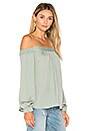 view 2 of 4 The Off Shoulder Top in Riviera
