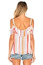 view 3 of 4 BLOUSE ÉPAULES APPARENTES ISLA in Sunset Stripe