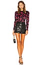 view 4 of 4 The Eleonora Blouse in Black & Red Floral