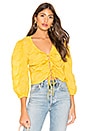 view 1 of 4 The Melanie Blouse in Lemon Yellow