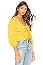 view 2 of 4 The Melanie Blouse in Lemon Yellow