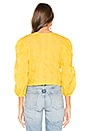 view 3 of 4 The Melanie Blouse in Lemon Yellow