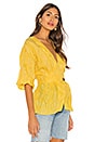 view 2 of 5 The Michela Blouse in Lemon Yellow