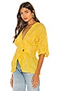 view 3 of 5 The Michela Blouse in Lemon Yellow